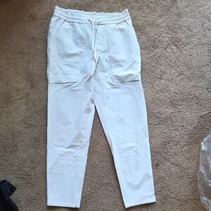Women's Cream Casual Pants